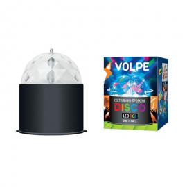 Светодиодный светильник-проектор (09840) Volpe Disco ULI-Q302 03W/RGB Black