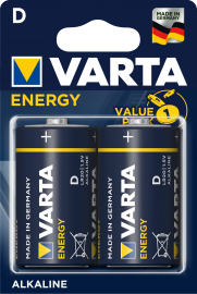 Батарейка VARTA Energy LR20 BL2 (20/100)
