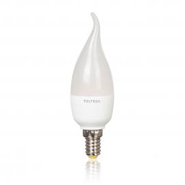 Лампа светодиодная E14 5.5W 4000К свеча на ветру матовая VG3-CW2E14cold6W 4717