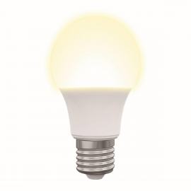 Лампа светодиодная (UL-00005619) Volpe E27 7W 3000K матовая LED-A60-7W/3000K/E27/FR/NR