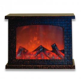 Фигурка светодиодная «Камин» 21x28см (UL-00007291) Uniel ULD-L2821-005/DNB/Red Brown Fireplace