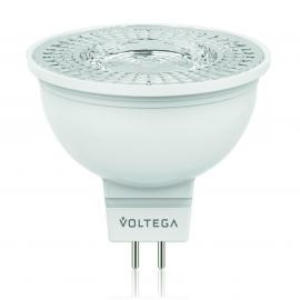 Лампа светодиодная Voltega GU5.3 6W 4000К полусфера прозрачная VG2-S1GU5.3cold6W 5734