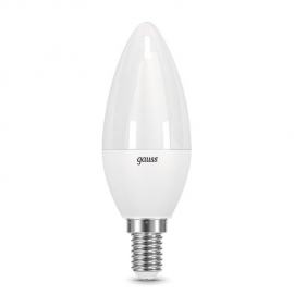 Лампа светодиодная Gauss E14 10W 6500K матовая 33130