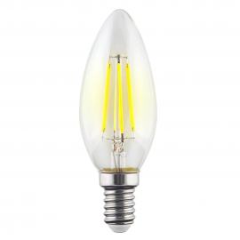 Лампа светодиодная филаментная Voltega E14 9W 2800К прозрачная VG10-C1E14warm9W-F 7096