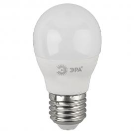 Лампа светодиодная ЭРА E27 10W 4000K матовая ECO LED P45-10W-840-E27 Б0032971