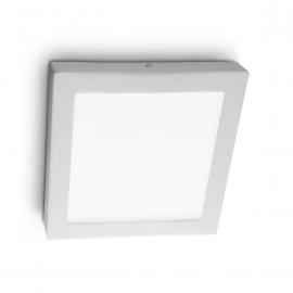 Настенно-потолочный светодиодный светильник Ideal Lux Universal 12W Square Bianco