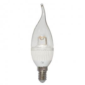 Лампа светодиодная E14 5W 2700K прозрачная LC-CDTCL-5/E14/827 L145