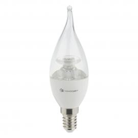 Лампа светодиодная E14 6,5W 2700K прозрачная LC-CDTCL-6.5/E14/827 L218