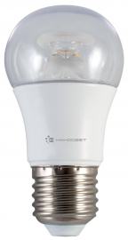 Лампа светодиодная E27 7,5W 2700K прозрачная LC-P45CL-7.5/E27/827 L210