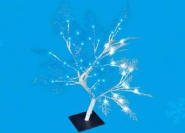 Светодиодное дерево Uniel 35х35х50см (UL-00001400) ULD-T3550-054/SWA WHITE-BLUE IP20 FROST