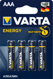 Батарейка VARTA Energy LR03 BL4 (40/200)