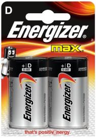 Батарейка ENERGIZER LR20-2BL MAX