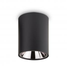 Потолочный светодиодный светильник Ideal Lux Nitro 10W Round Nero