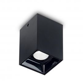 Потолочный светодиодный светильник Ideal Lux Nitro 15W Square Nero