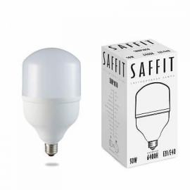 Лампа светодиодная Saffit E27-E40 50W 6400K Цилиндр Матовая SBHP1050 55095