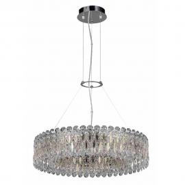 Подвесной светильник Crystal Lux Lirica SP10 D610 Chrome/Gold-Transparent