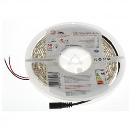 Светодиодная влагозащищенная лента ЭРА 4,8W/m 60LED/m 3528SMD холодный белый 5M LS3528-60LED-IP65-W-eco-5m