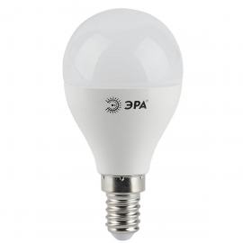 Лампа светодиодная ЭРА E14 5W 2700K матовая LED P45-5W-827-E14