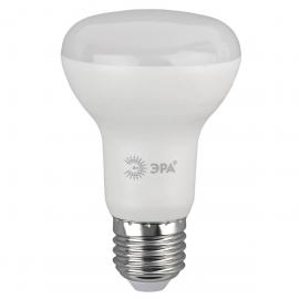 Лампа светодиодная ЭРА E27 8W 2700K матовая LED R63-8W-827-E27