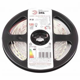 Светодиодная лента ЭРА 4,8W/m 120LED/m 2835SMD белый 5M LS2835-120LED-IP20-W-eco-5m