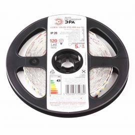 Светодиодная лента ЭРА 9,6W/m 120LED/m 2835SMD теплый белый 5M LS2835-120LED-IP20-WW-eco-5m