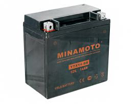 Аккумулятор MINAMOTO YTX14-BS (12V, 14Ah, 149x86x148)