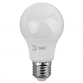 Лампа светодиодная ЭРА E27 7W 6500K матовая LED A60-7W-860-E27