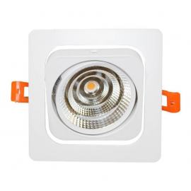 Встраиваемый светодиодный светильник Lumina Deco Fostis LDC 8065-SS-10WCOB-L120*W120 WT