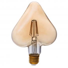 Лампа светодиодная филаментная Thomson E27 4W 1800K сердце прозрачная TH-B2189