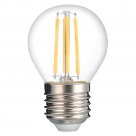 Лампа светодиодная филаментная Thomson E27 7W 6500K шар прозрачная TH-B2374