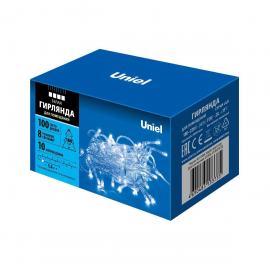 Светодиодная гирлянда (UL-00007201) Uniel 220V белый ULD-S1000-100/DTA White IP20