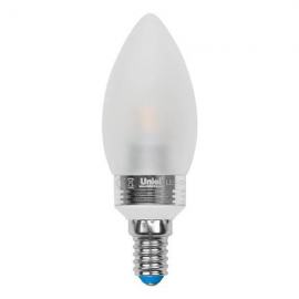 Лампа светодиодная Uniel E14 5W 4500K матовая LED-C37P-5W/NW/E14/FR 07893