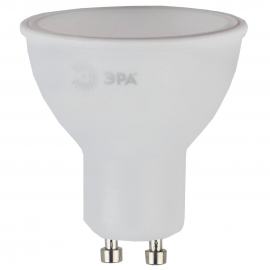 Лампа светодиодная ЭРА GU10 7W 2700K матовая ECO LED MR16-7W-827-GU10 Б0050182