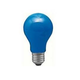 Лампа накаливания AGL Е27 40W груша синяя 40044