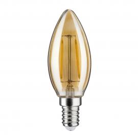 Лампа светодиодная филаментная диммируемая Paulmann E14 4,5W 2500K золотая 28493