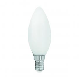 Лампа светодиодная филаментная Eglo E14 4W 2700K матовая 11602
