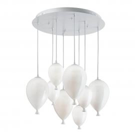 Подвесная люстра Ideal Lux Clown SP8 Bianco