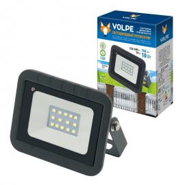 Прожектор светодиодный (UL-00003168) Volpe 10W 6500K ULF-Q512 10W/DW Sensor IP65 220-240B Black