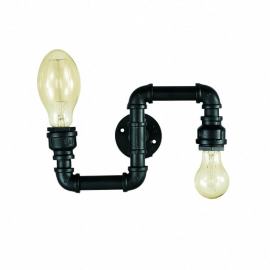 Бра Ideal Lux Plumber AP2 Nero