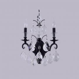 Бра Crystal Lux Magnifico AP2 Black/Transparent