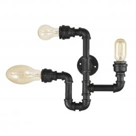 Бра Ideal Lux Plumber AP3 Nero